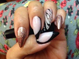 Marble tiger and rose gold