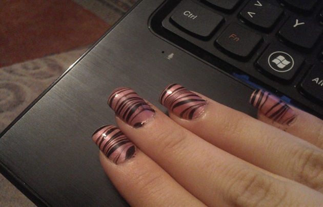 Water marble stripes
