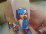 red bull nails