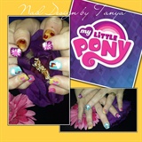 my little pony nail art