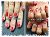Red with white snowflakes 2 ways!
