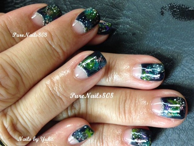 Galaxy Gel Nails