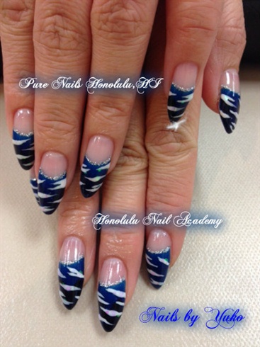Summer Nails ! Blue Ocean