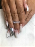 Silver and White