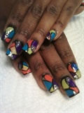 STAIN GLASS NAILS