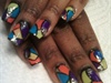 STAIN GLASS NAILS