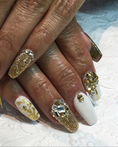 Gold And White