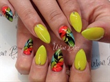 Parrot Feathers &amp; Neon Yellow