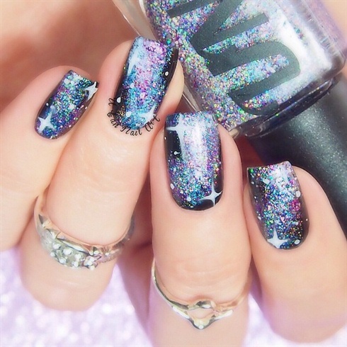 &#39;Galaxy&#39; nails