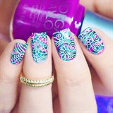 Stamping Over Watermarble