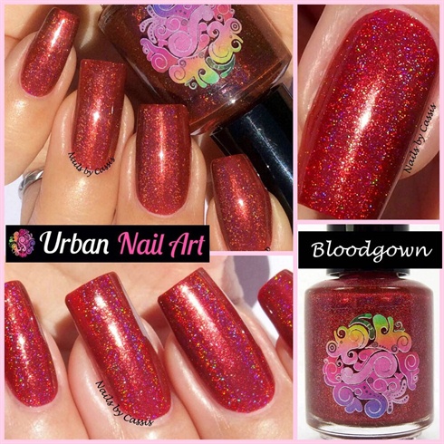 A Swatch Of UNA &#39;Bloodgown&#39;