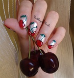 Nail art Cherry