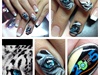 Tiger eyes nails