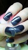 Black and gray nails