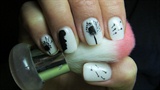 Nails with dandelions