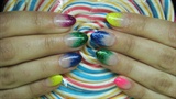 Colourful nails