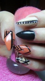 Abstract stiletto nails