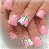 Soft pink Acrylic Nails