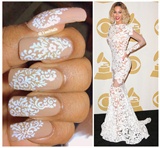 Beyonce&#39;s Grammy  2014 inspired Nails