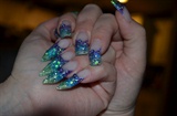 mermaid edge nails