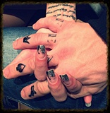tattoo artist+nail artist &lt;3