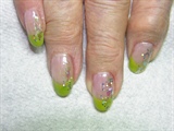 Green w/ mylar and large glitter