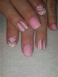 Pink Chevron and Stripes