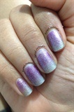 glitter gradient nails