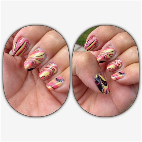 rayas de agua - Water marble lines