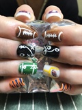 Auburn Football Nails