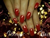 Red gel by Weronix Nails