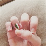 Italy themed nails 🇮🇹