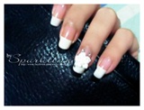 White Flower Manicure