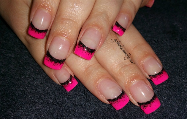 Neon Pink Nails Designs on Tumblr - wide 3