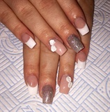 Square Acrylic Sculptured Nails