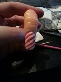 candy cane nail
