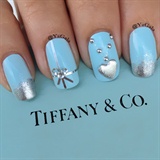 Tiffany Inspired Nails