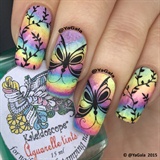 Rainbow And Butterflies