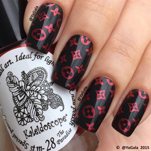 LV Inspired Nails 