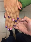 Purple And Pink Nails