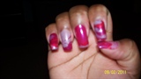 water marble pink purple red