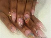 Pink Acrylic Coffin Nails 