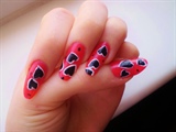 valentine nails art design