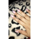 Holographic Pink Ombr&#233; Nails 