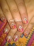 cute flowers for short nails