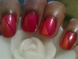 Zini Art Red &amp; Orange Nails