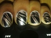 Zini Art Electric Zebra Nails