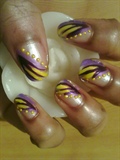 Zini Art Purple Infusion Nails
