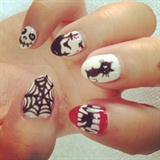 halloweek nails