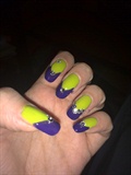 lime and violet